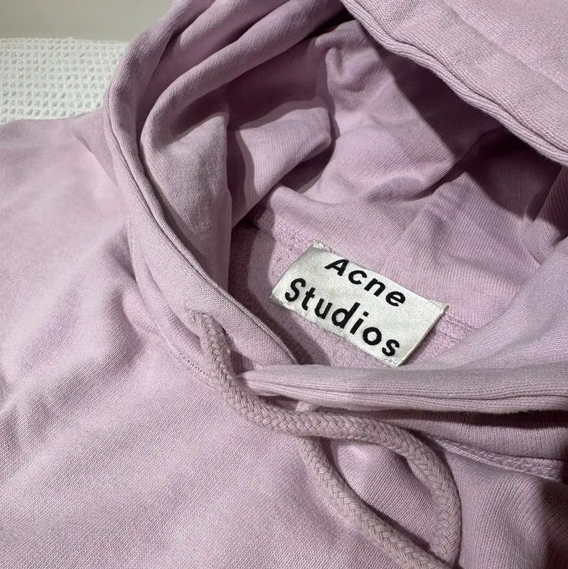 Acne Studios Acne Studios Light Purple Hooded Sweatshirt Size XS / US 0-2 / IT 36-38 - 4 Thumbnail