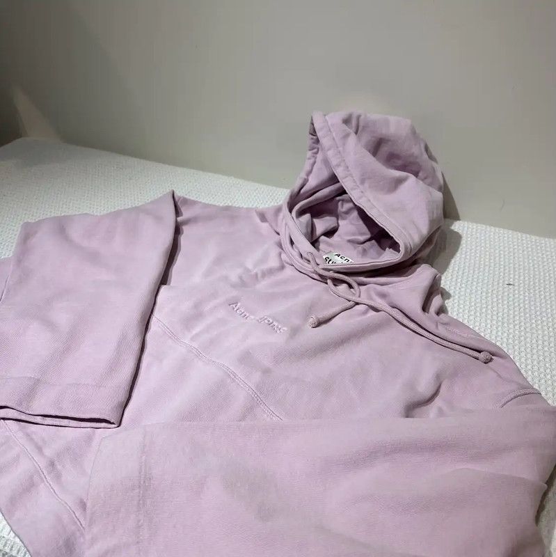 Acne Studios Acne Studios Light Purple Hooded Sweatshirt Size XS / US 0-2 / IT 36-38 - 3 Thumbnail