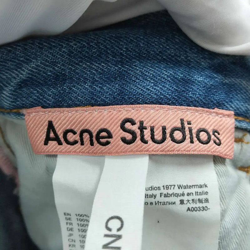 Acne Studios Acne Studios Light Blue Women's Denim Pants Size 23" - 3 Thumbnail