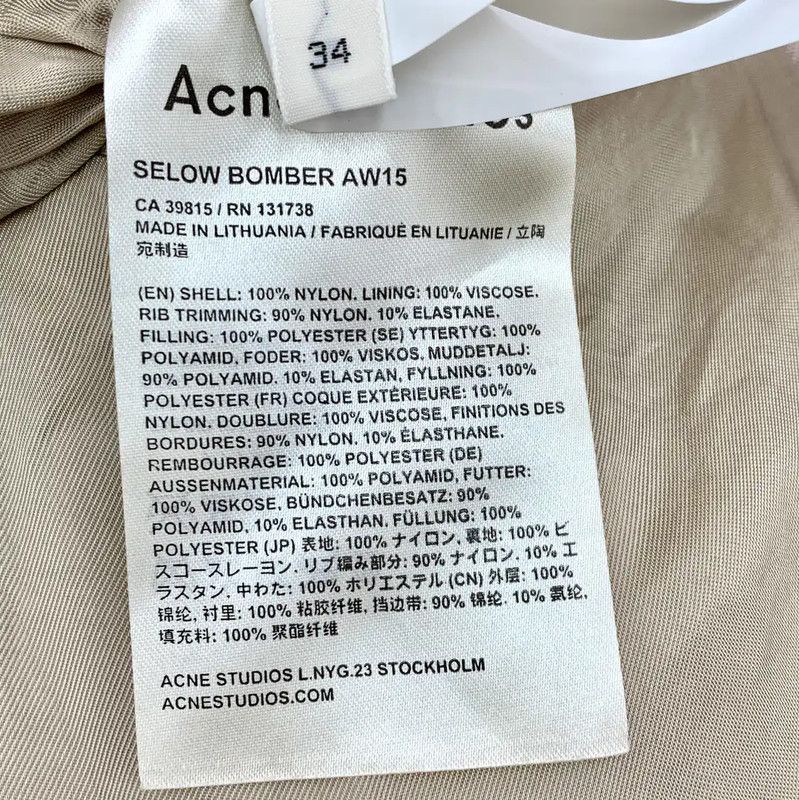 Acne Studios Acne Studios Pink Women's Jacket Size XXS / US 00 / IT 34 - 6 Thumbnail