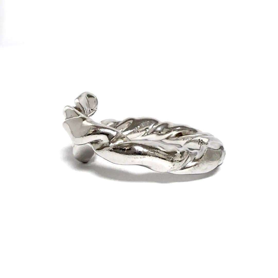 Loewe Loewe Women's and Men's Napa Twist Ring in Silver Size ONE SIZE - 4 Thumbnail