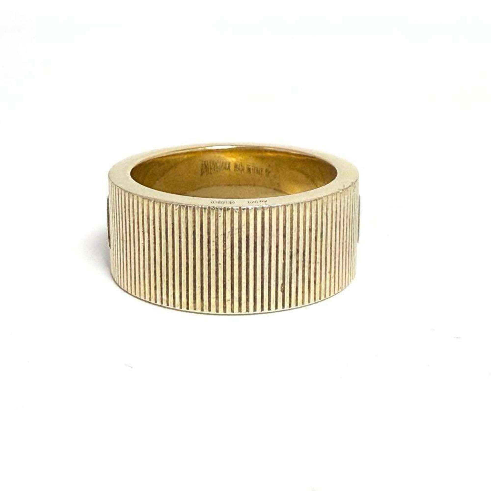Balenciaga Balenciaga Men's Force Stripe Ring in 925 Sterling Silver Size ONE SIZE - 5 Thumbnail