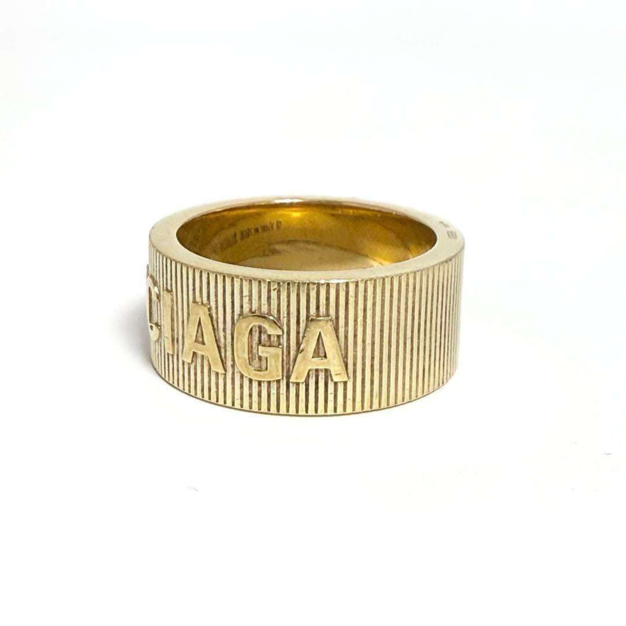 Balenciaga Balenciaga Men's Force Stripe Ring in 925 Sterling Silver Size ONE SIZE - 4 Thumbnail