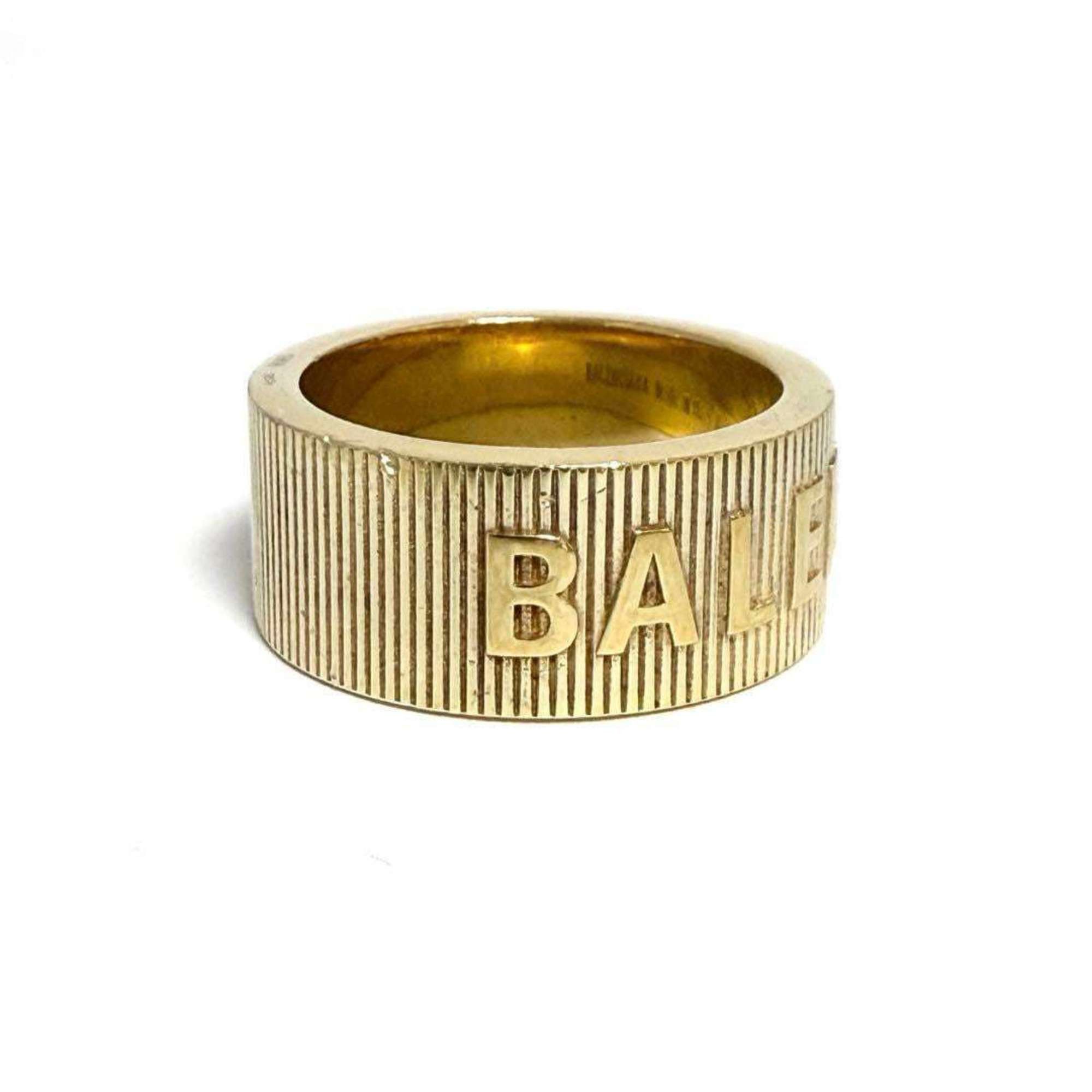 Balenciaga Balenciaga Men's Force Stripe Ring in 925 Sterling Silver Size ONE SIZE - 2 Thumbnail
