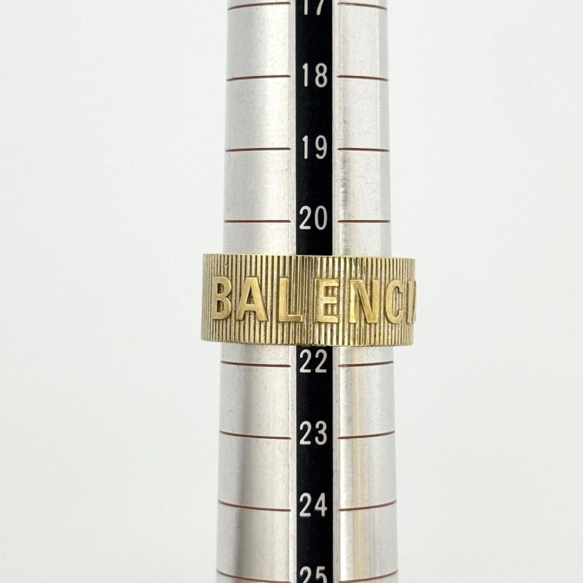 Balenciaga Balenciaga Men's Force Stripe Ring in 925 Sterling Silver Size ONE SIZE - 7 Thumbnail