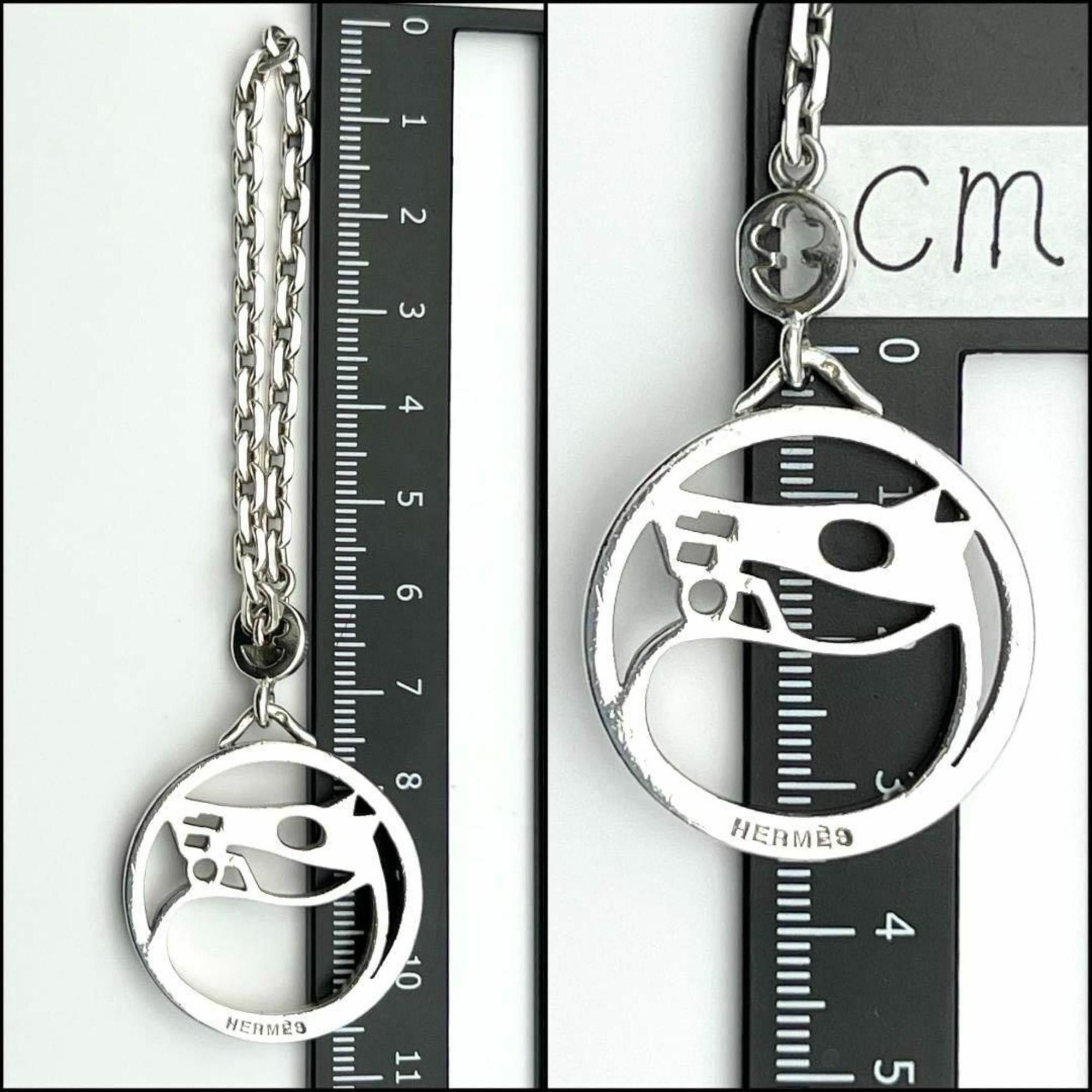 Hermes Hermes unisex bag charm, vintage horse, silver Size ONE SIZE - 8 Thumbnail