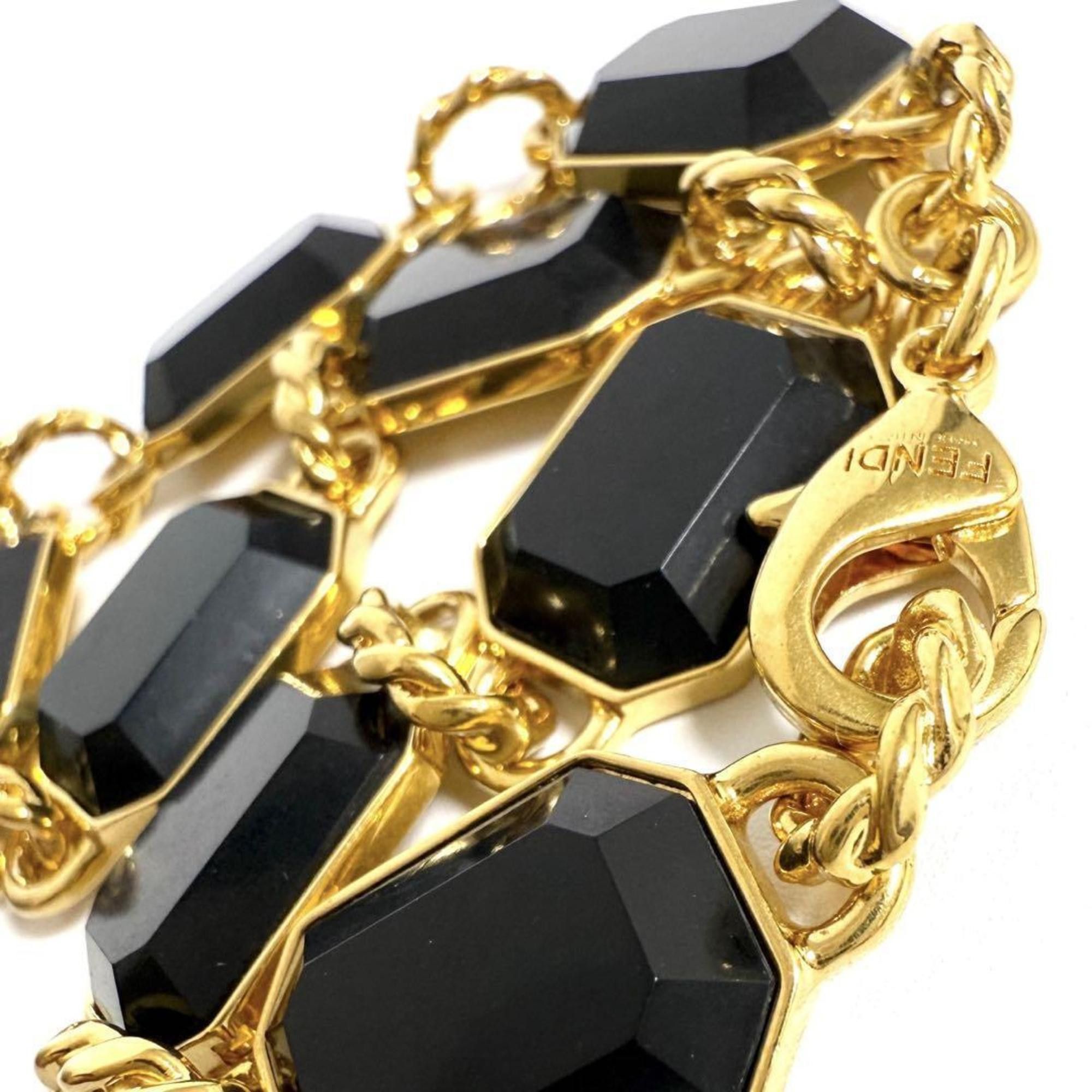 Fendi Fendi Men's FF Link Bracelet, Gold, 22cm Size ONE SIZE - 5 Thumbnail