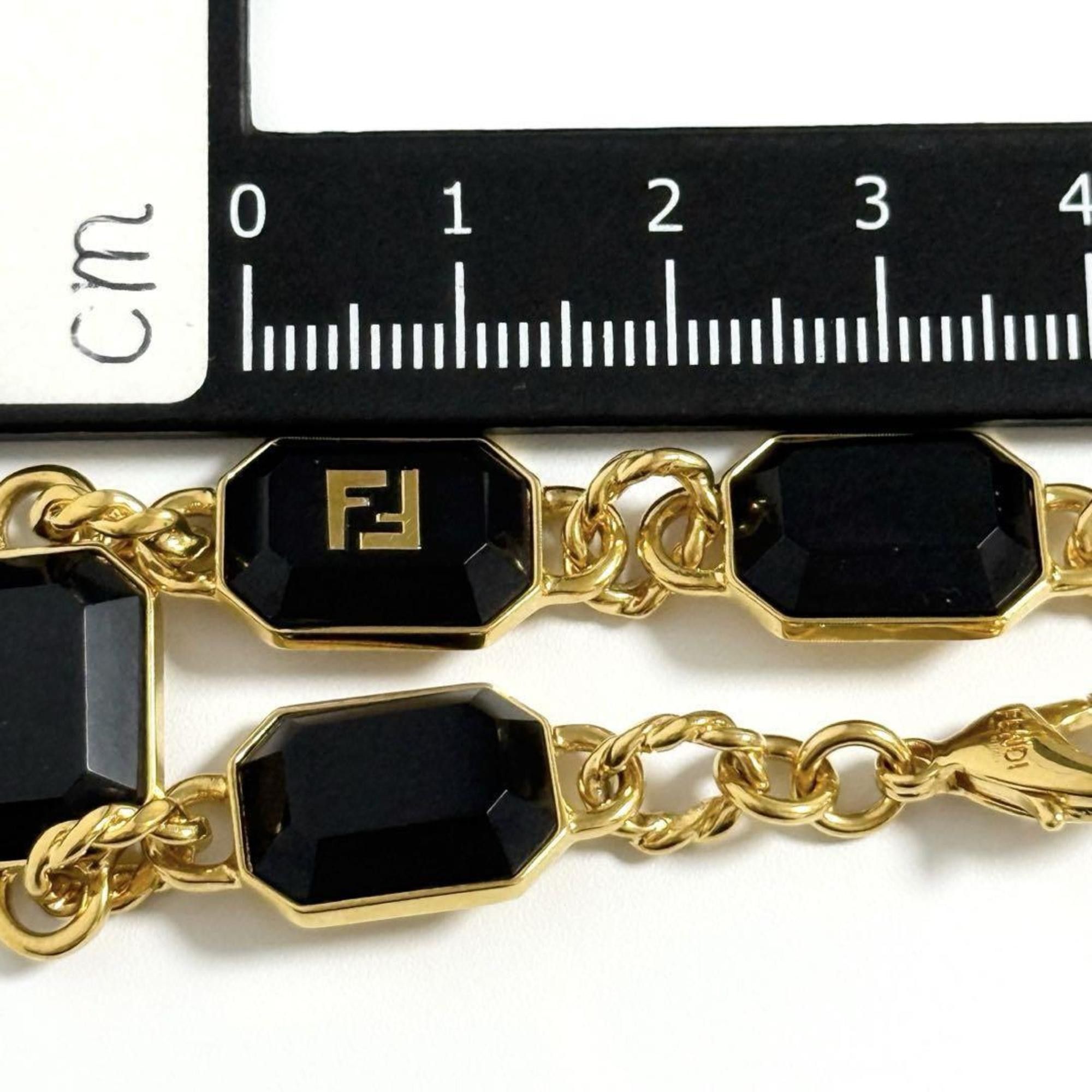 Fendi Fendi Men's FF Link Bracelet, Gold, 22cm Size ONE SIZE - 7 Thumbnail