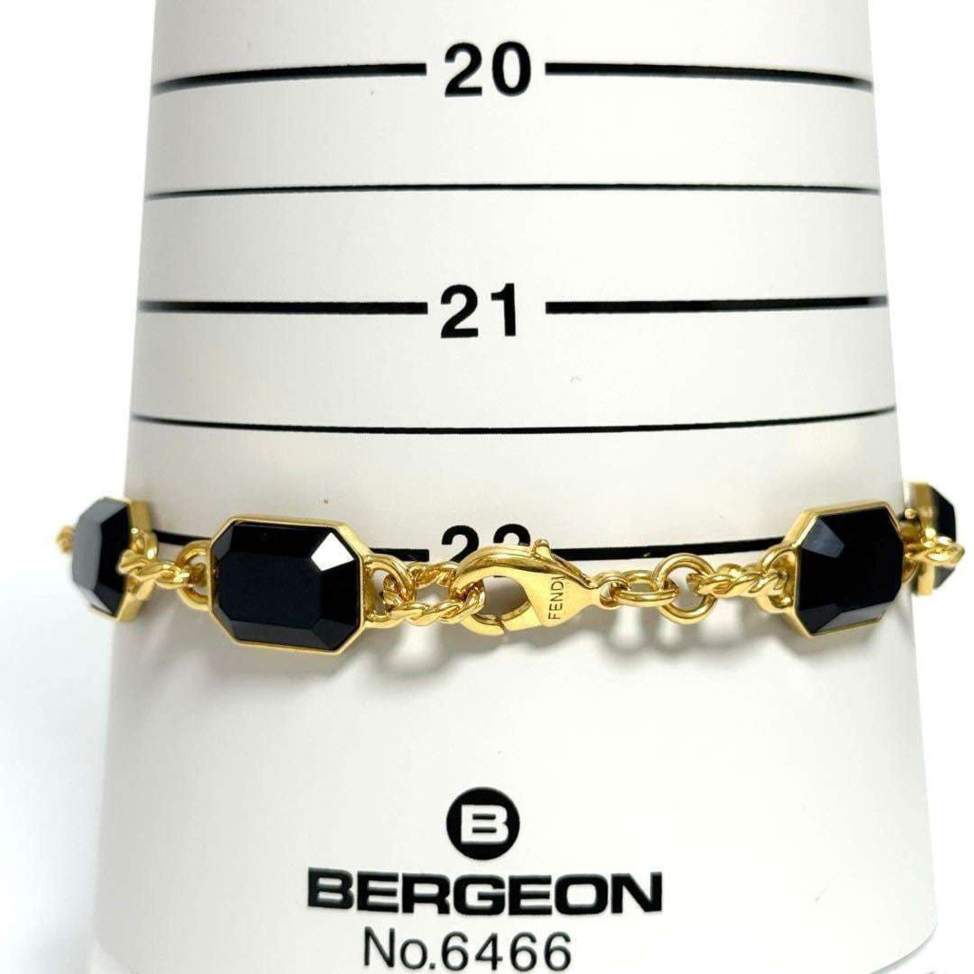 Fendi Fendi Men's FF Link Bracelet, Gold, 22cm Size ONE SIZE - 9 Thumbnail