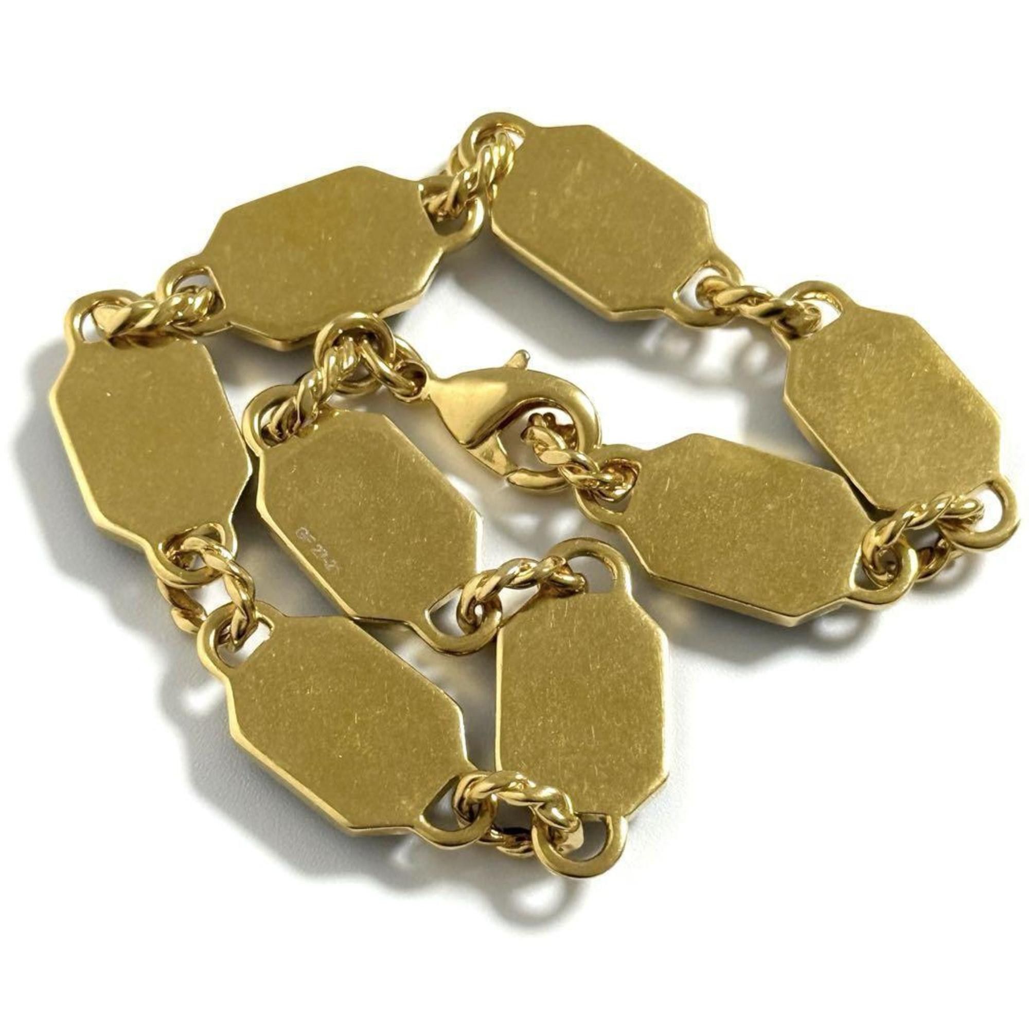Fendi Fendi Men's FF Link Bracelet, Gold, 22cm Size ONE SIZE - 3 Thumbnail