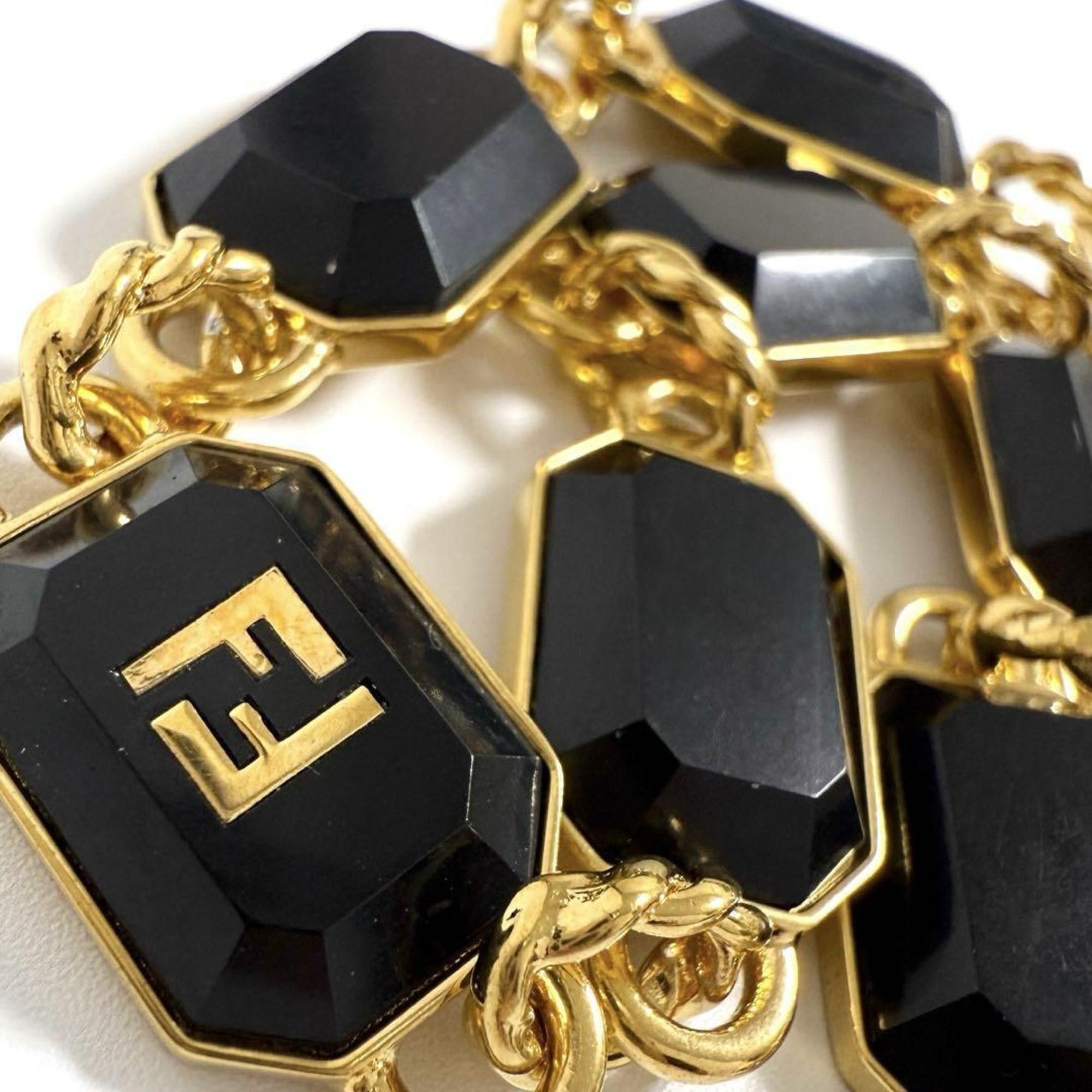 Fendi Fendi Men's FF Link Bracelet, Gold, 22cm Size ONE SIZE - 4 Thumbnail