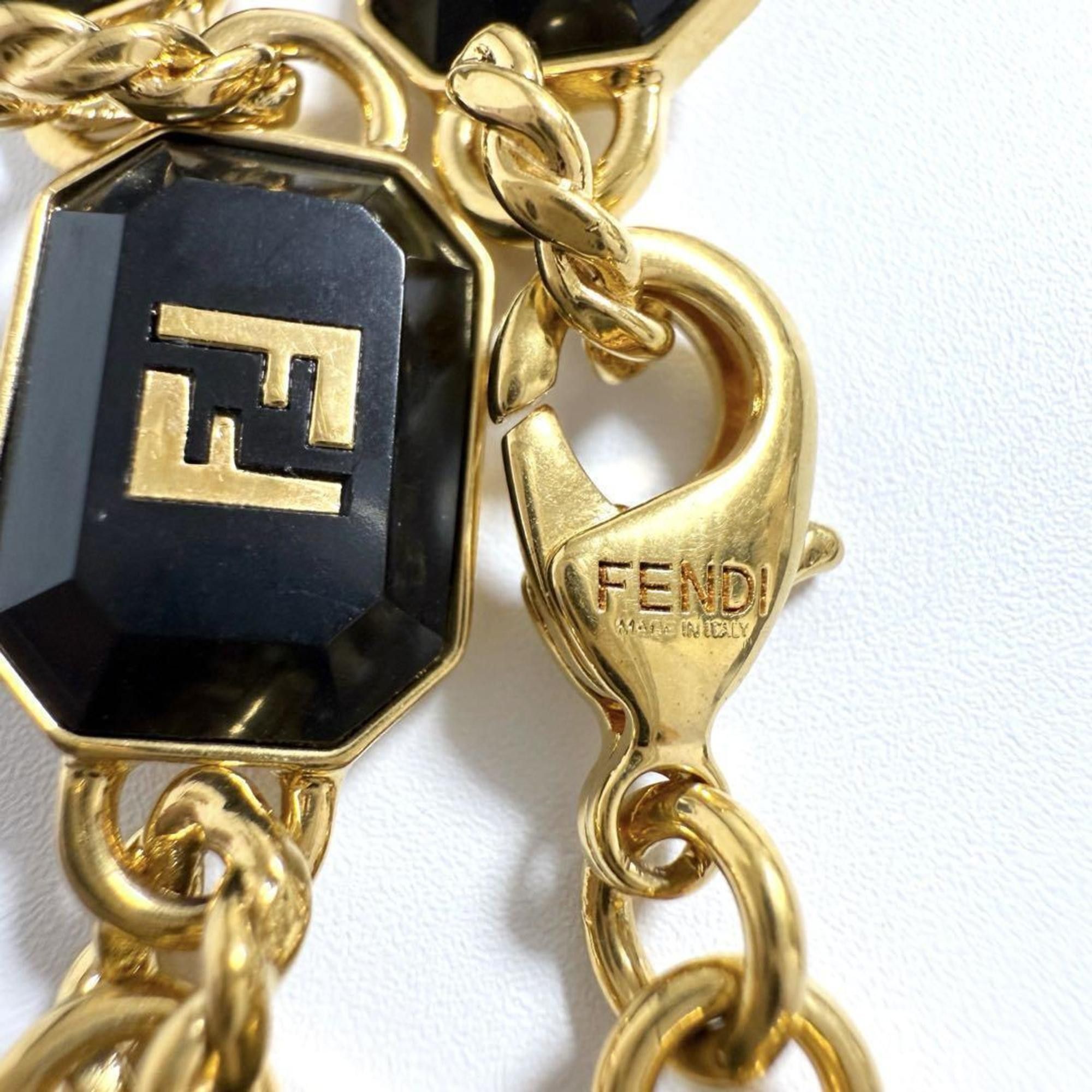 Fendi Fendi Men's FF Link Bracelet, Gold, 22cm Size ONE SIZE - 6 Thumbnail
