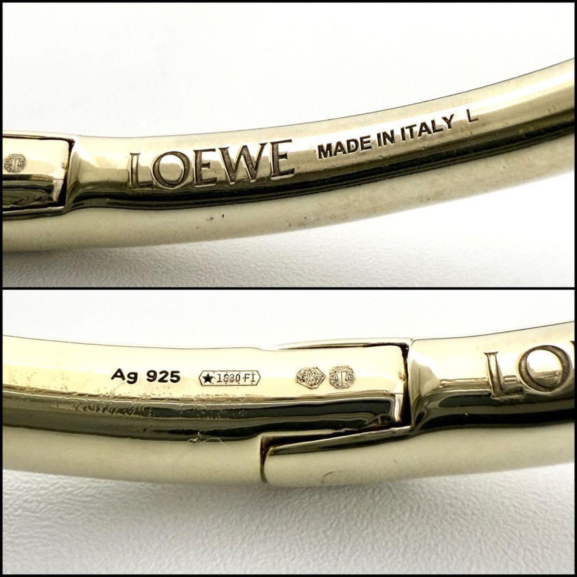Loewe Loewe Women's Anagram Bangle Cuff Bracelet, Size L Size ONE SIZE - 8 Thumbnail