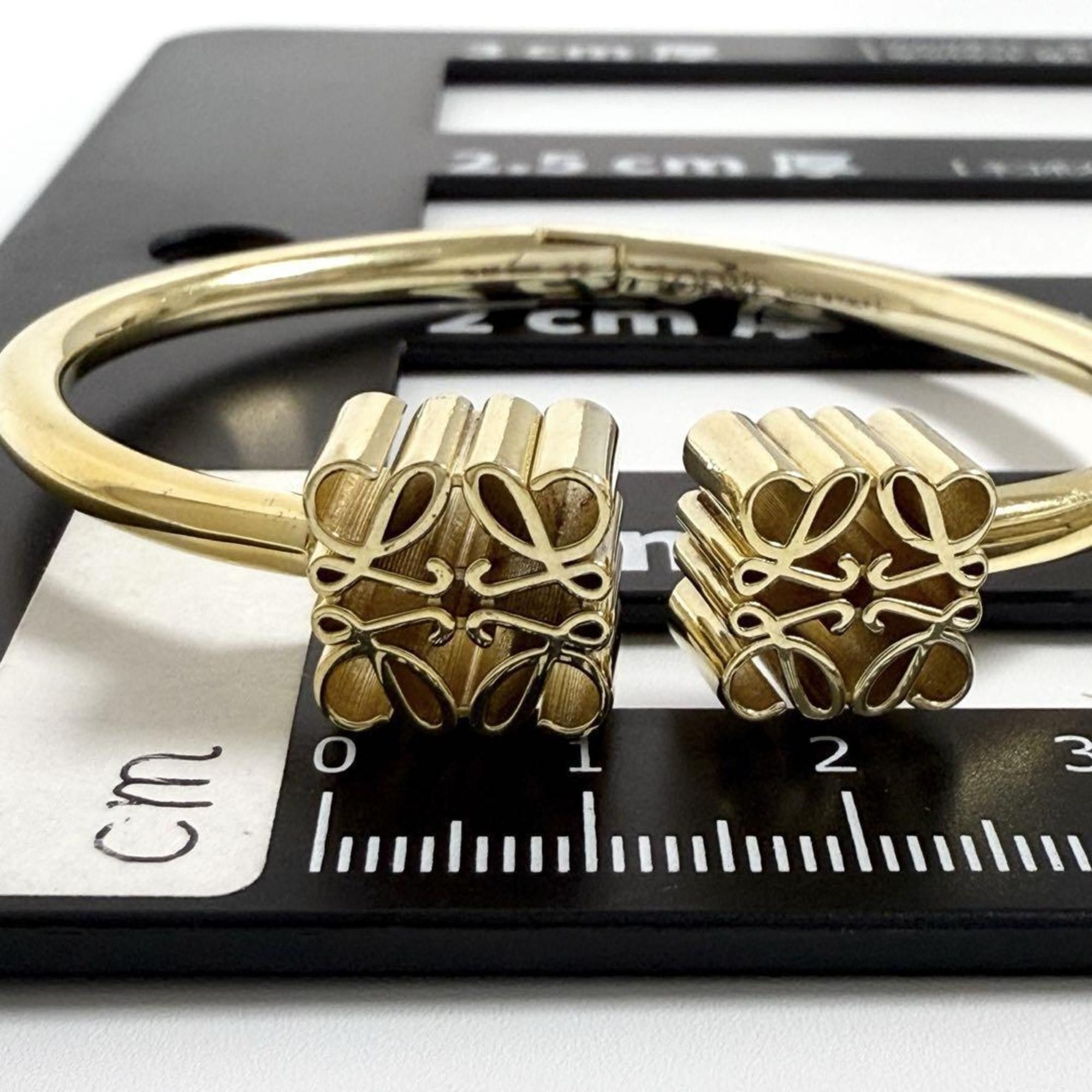 Loewe Loewe Women's Anagram Bangle Cuff Bracelet, Size L Size ONE SIZE - 6 Thumbnail