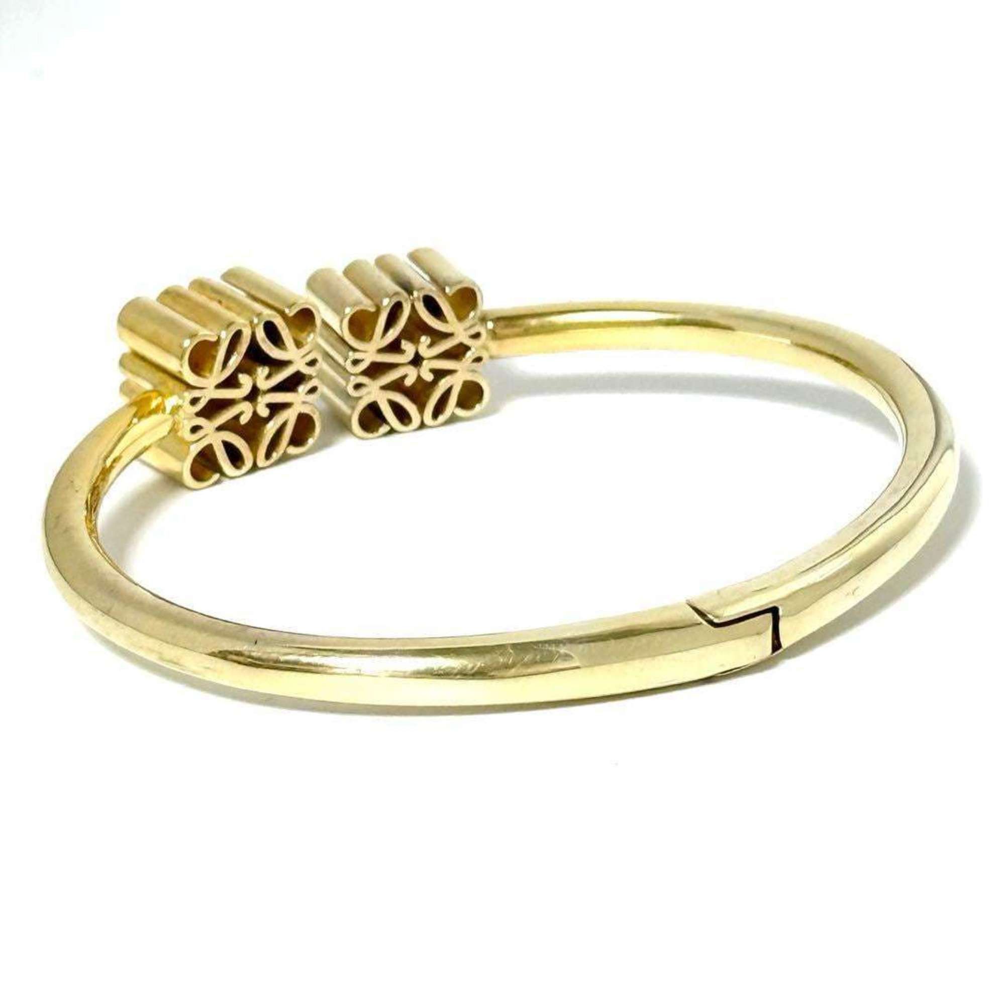Loewe Loewe Women's Anagram Bangle Cuff Bracelet, Size L Size ONE SIZE - 10 Thumbnail