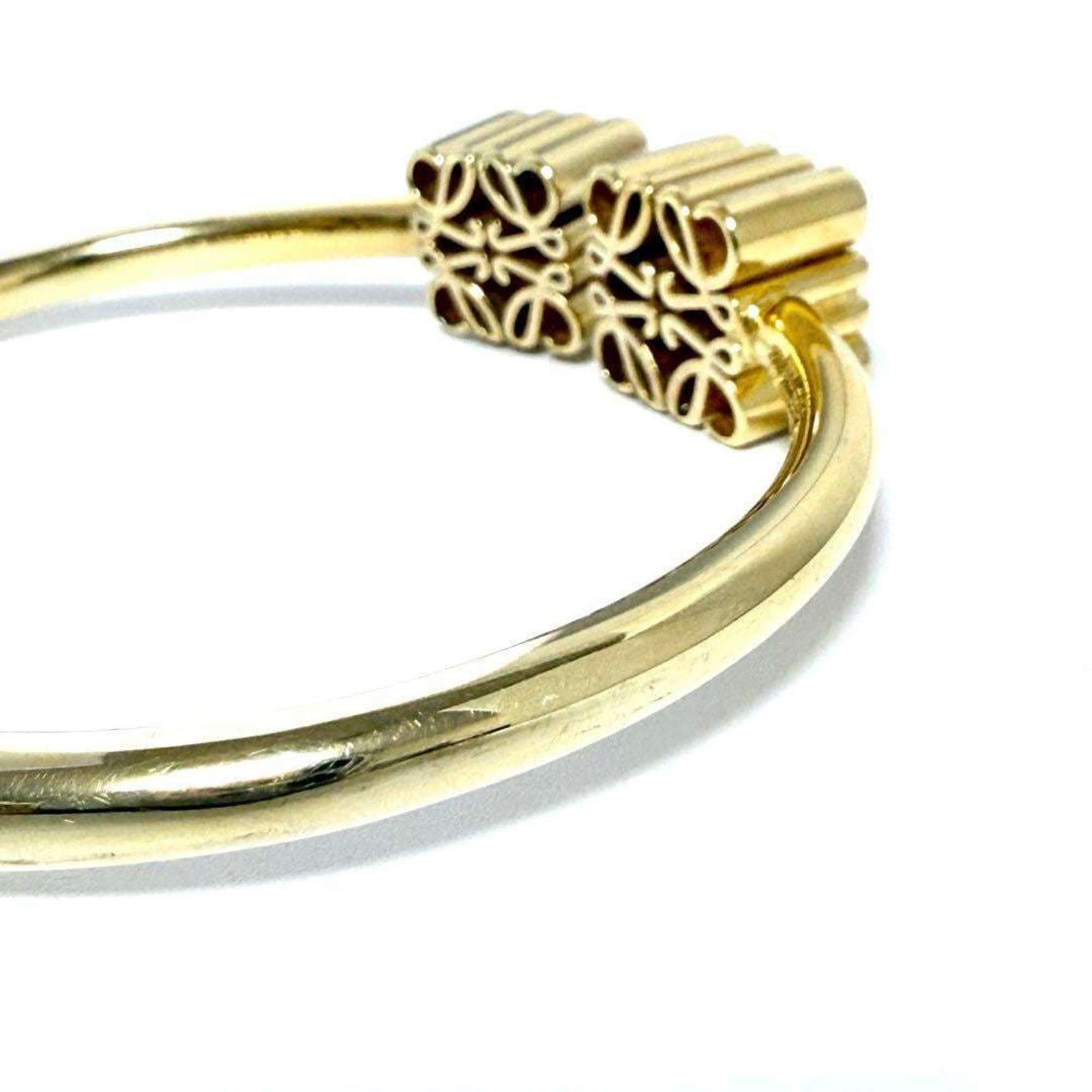 Loewe Loewe Women's Anagram Bangle Cuff Bracelet, Size L Size ONE SIZE - 4 Thumbnail