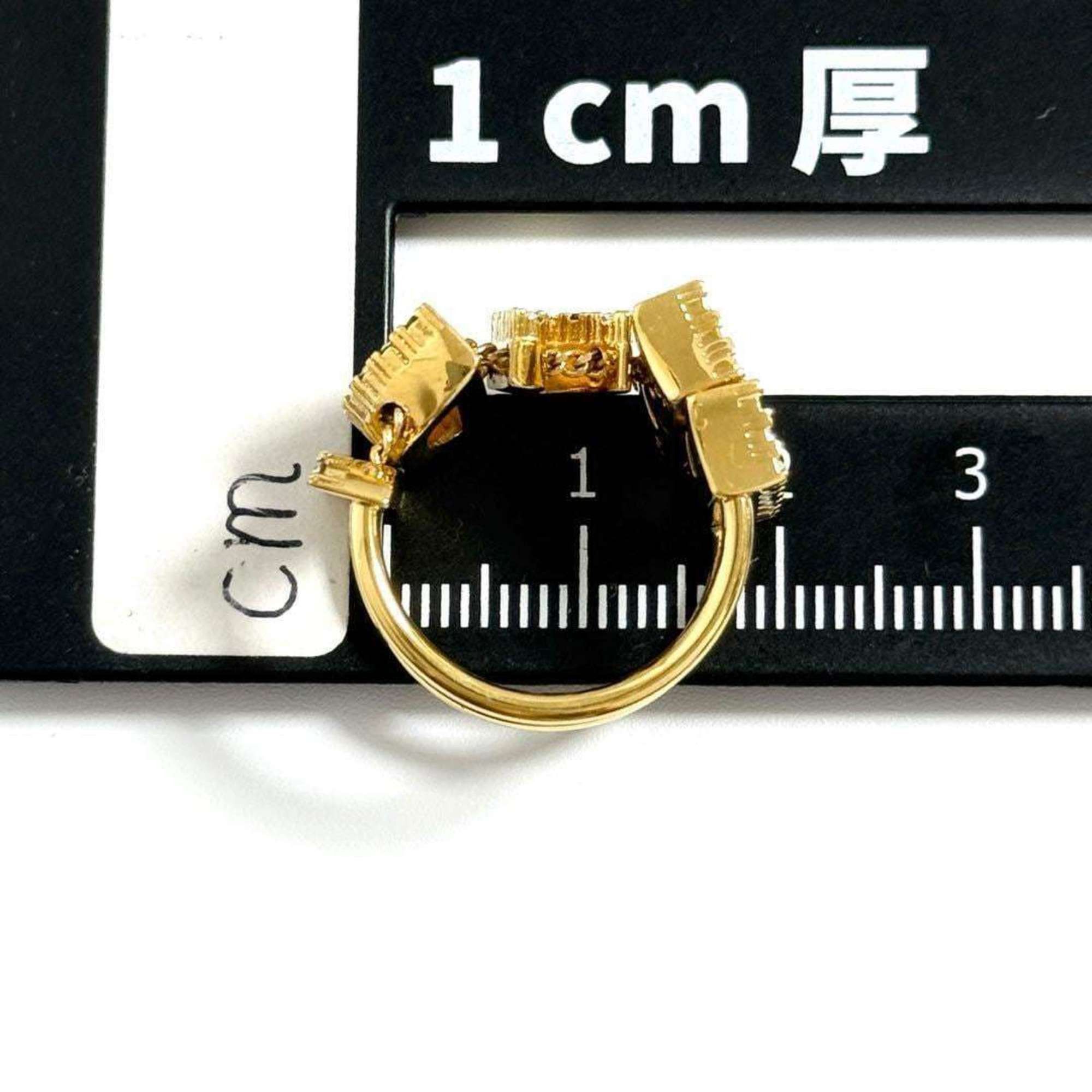 Fendi Fendi Women's/Men's Logo Wide Ring Size ONE SIZE - 8 Thumbnail