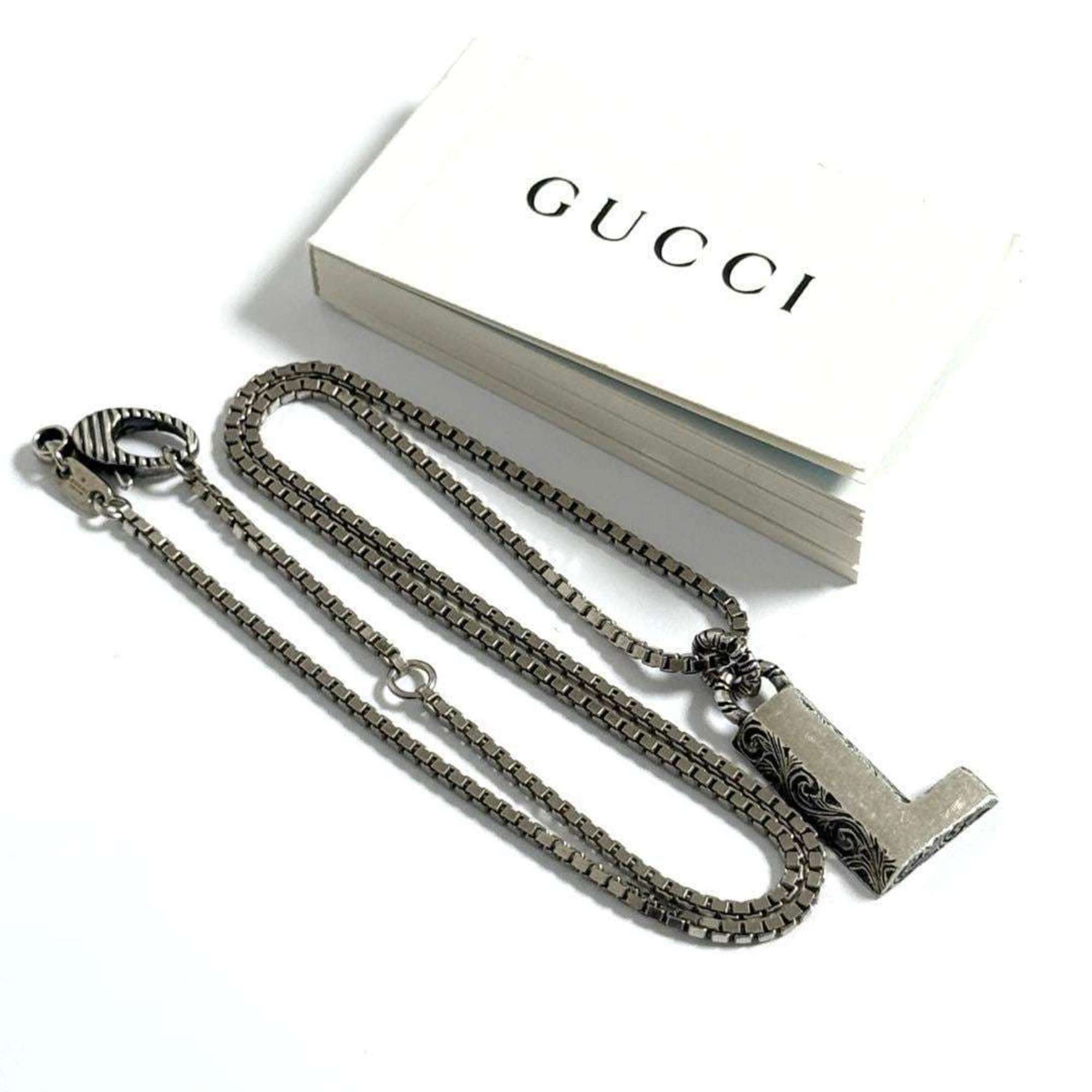 Gucci Gucci Alphabet Necklace Pendant Initial L Size ONE SIZE - 10 Thumbnail