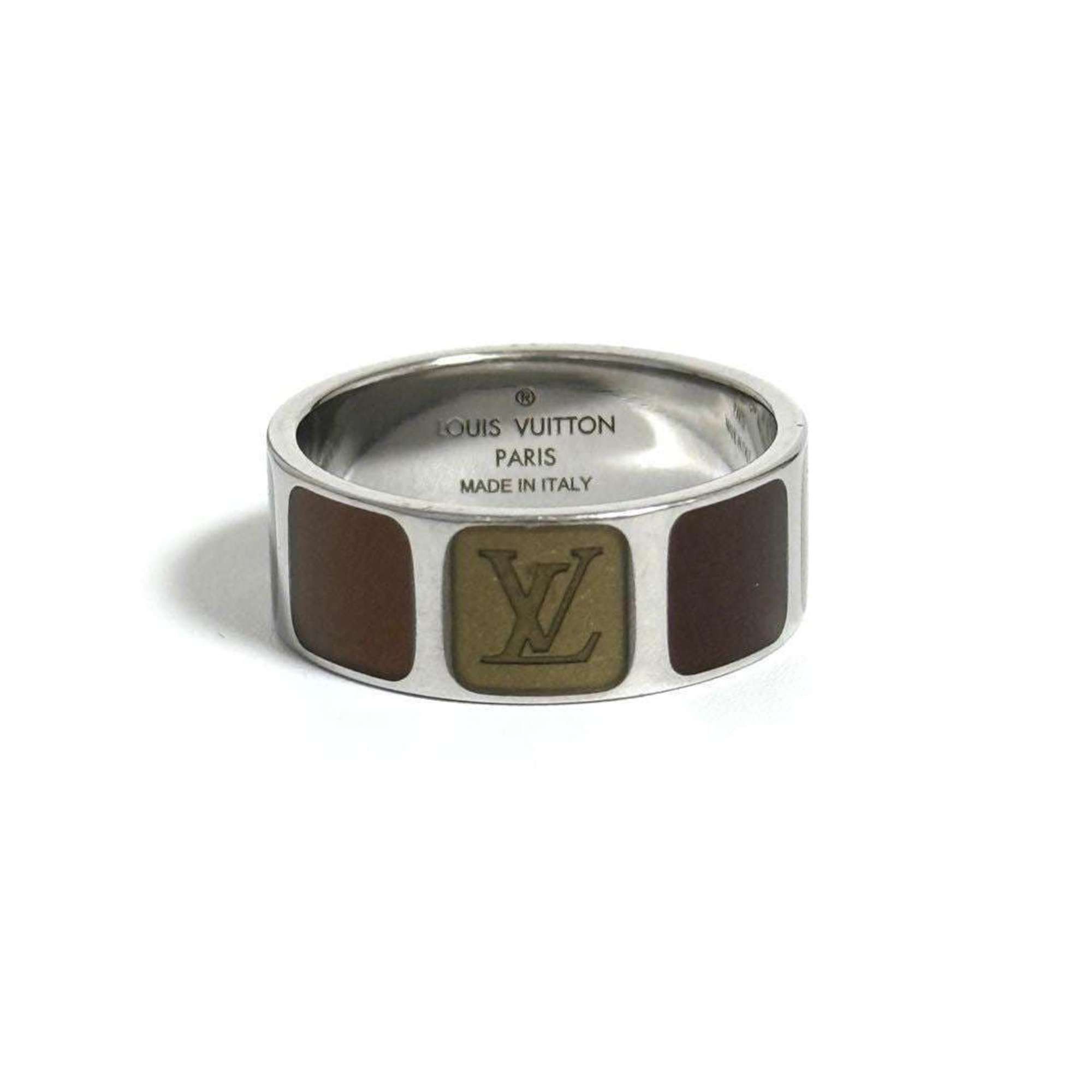Louis Vuitton Louis Vuitton Men's Shades Wide Brown Ring, Size 20 Size ONE SIZE - 4 Thumbnail