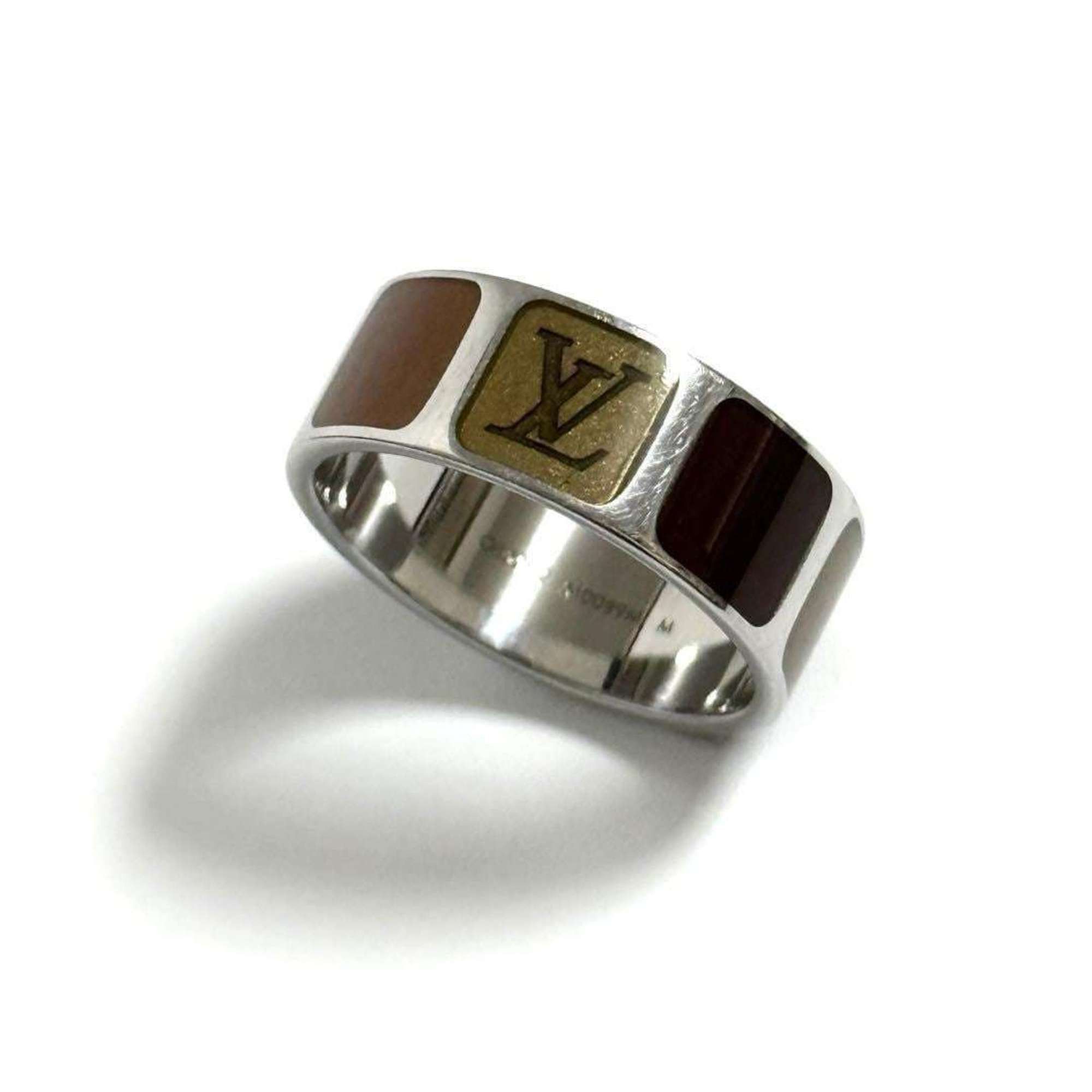 Louis Vuitton Louis Vuitton Men's Shades Wide Brown Ring, Size 20 Size ONE SIZE - 6 Thumbnail