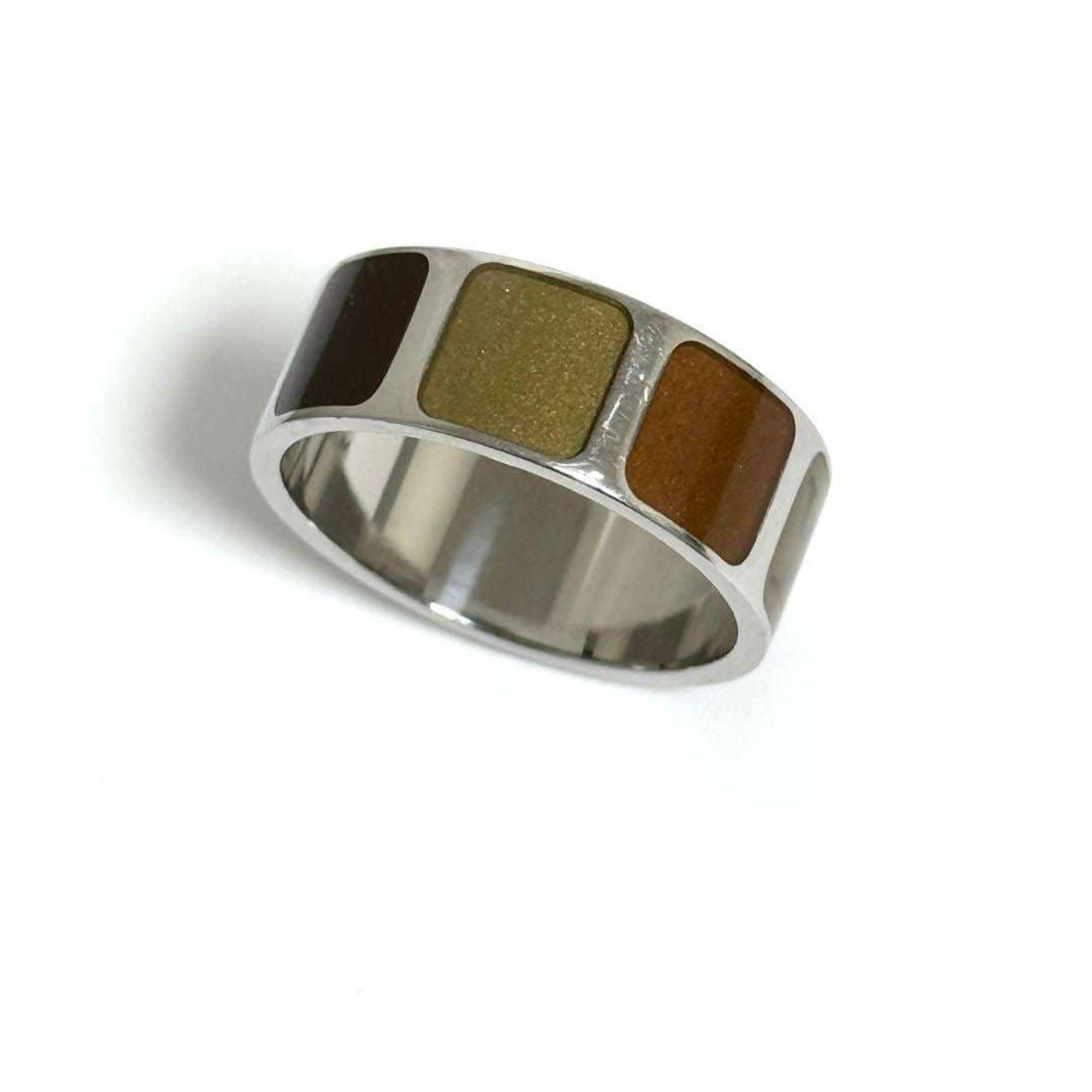 Louis Vuitton Louis Vuitton Men's Shades Wide Brown Ring, Size 20 Size ONE SIZE - 7 Thumbnail