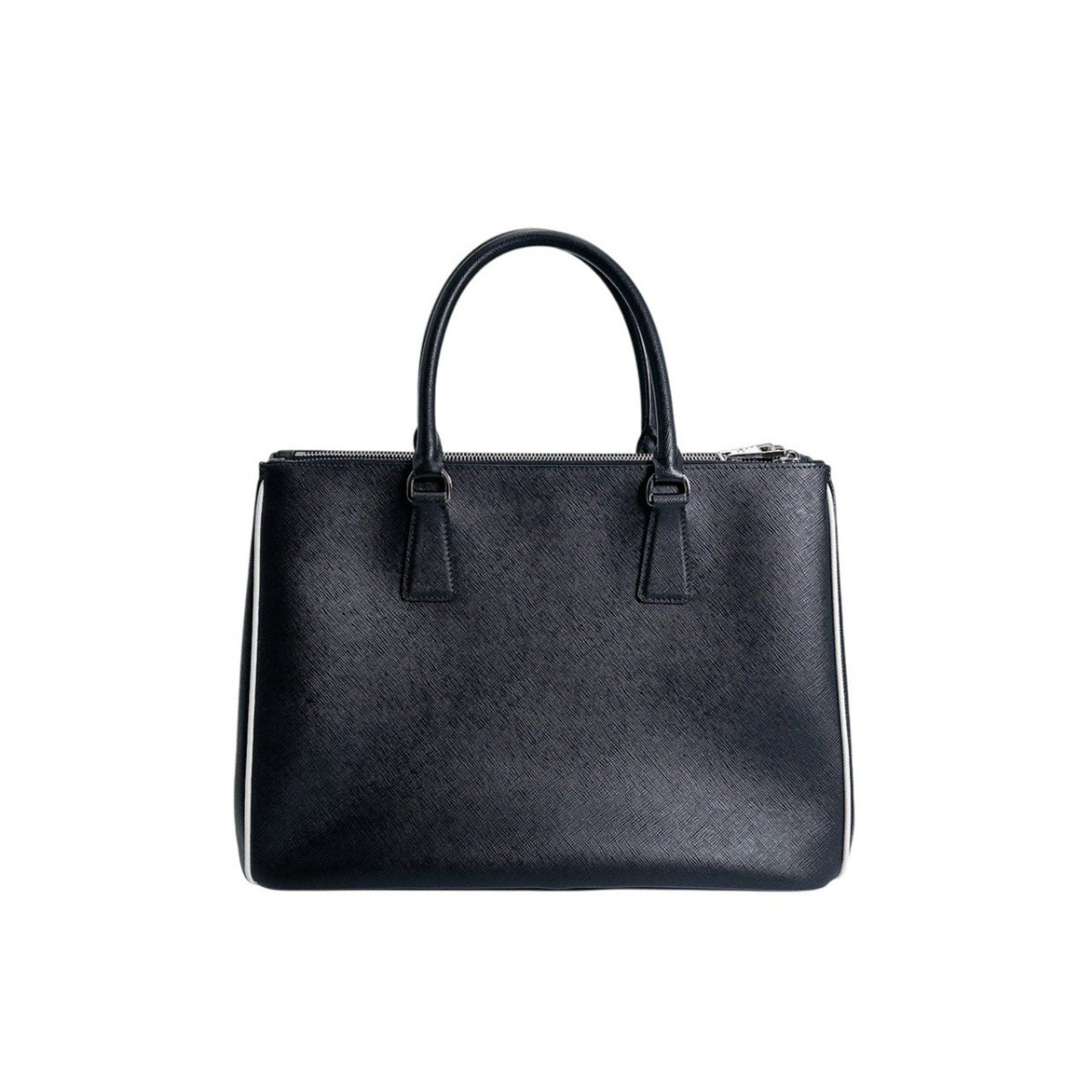 Prada Prada 2-Way Saffiano Leather Tote Bag, Black, 1BA274 Size ONE SIZE - 3 Thumbnail