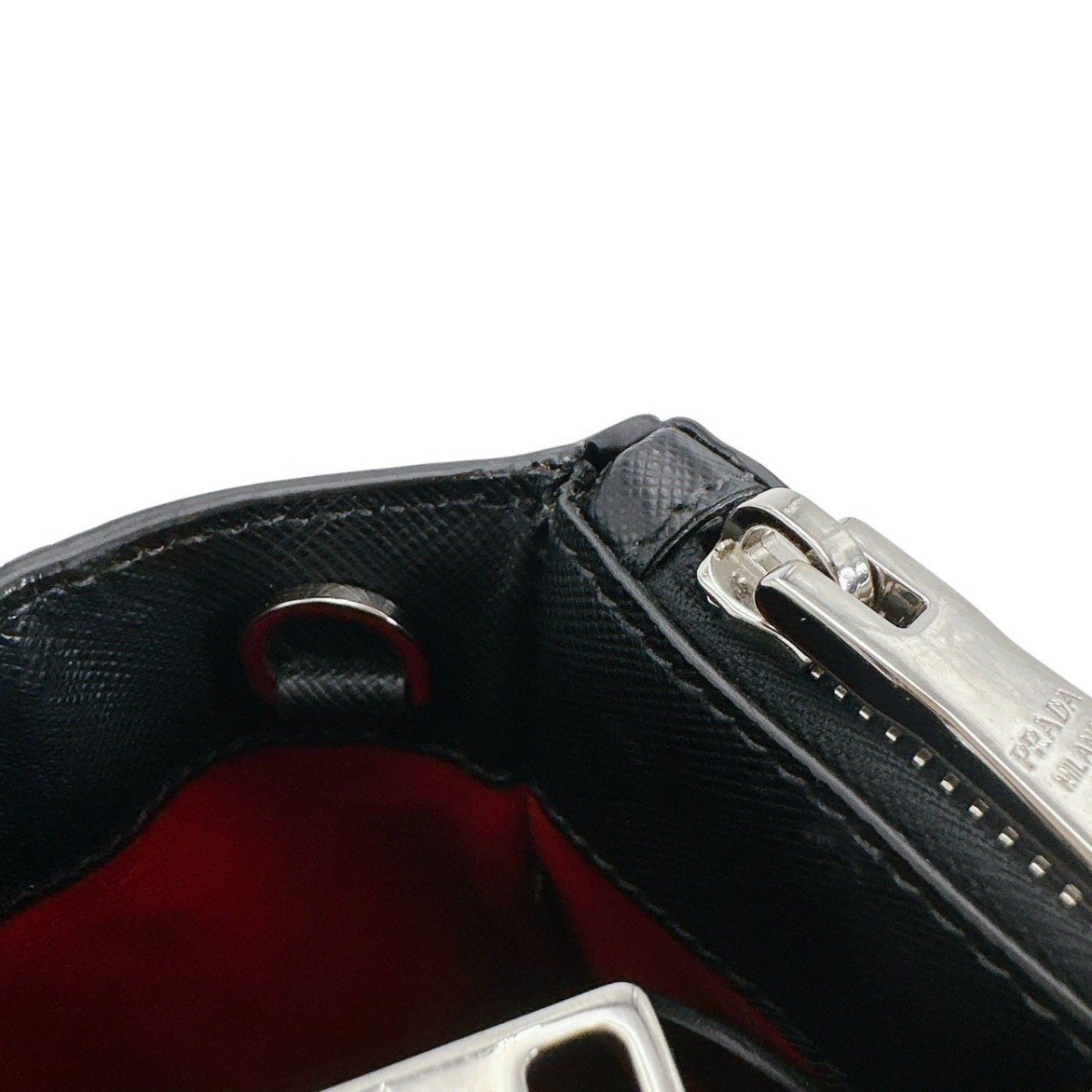 Prada Prada 2-Way Saffiano Leather Tote Bag, Black, 1BA274 Size ONE SIZE - 11 Thumbnail