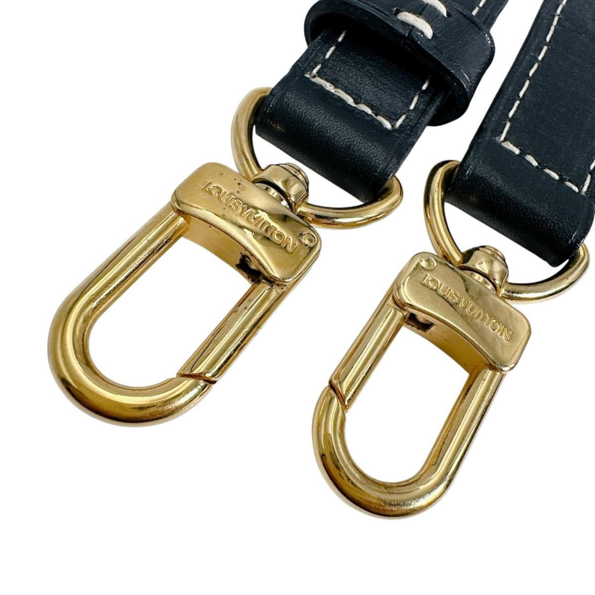 Louis Vuitton Louis Vuitton Adjustable Shoulder Strap for Idylle Elegie, Calfskin, M56696, Black Size ONE SIZE - 7 Thumbnail