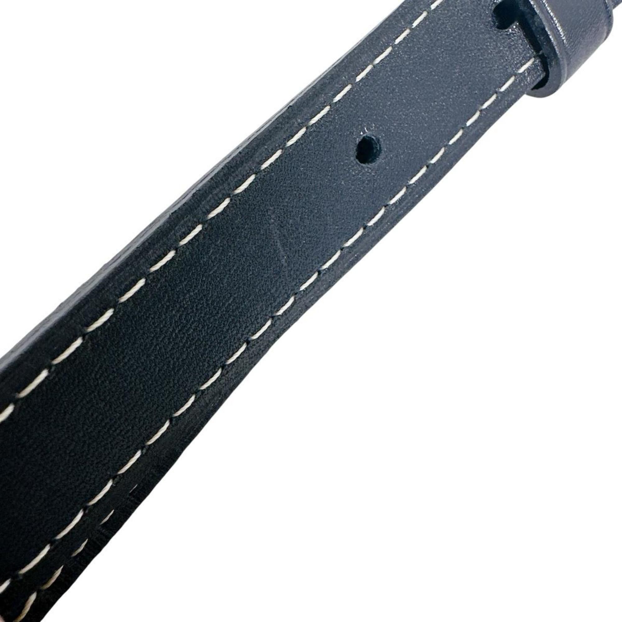 Louis Vuitton Louis Vuitton Adjustable Shoulder Strap for Idylle Elegie, Calfskin, M56696, Black Size ONE SIZE - 6 Thumbnail
