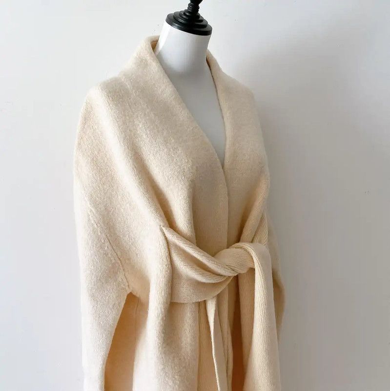 Acne Studios Acne Studios Cream Wool Mid-Length Coat Size S / US 4 / IT 40 - 7 Thumbnail