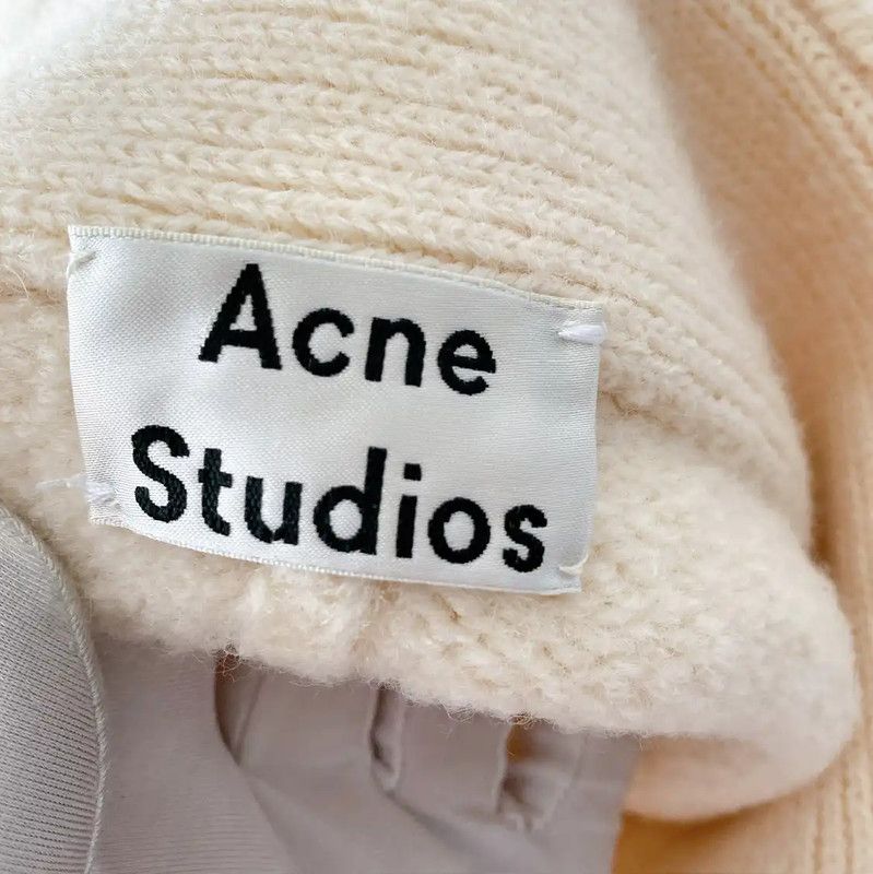Acne Studios Acne Studios Cream Wool Mid-Length Coat Size S / US 4 / IT 40 - 8 Thumbnail