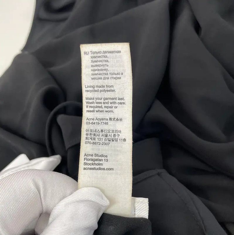 Acne Studios Acne Studios Black Sleeveless Midi Dress Size XS / US 0-2 / IT 36-38 - 10 Thumbnail