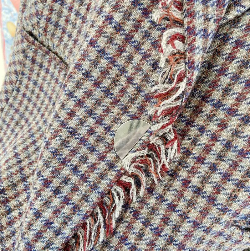 Acne Studios Acne Studios Colorful Check Blazer for Women Size XS / US 0-2 / IT 36-38 - 5 Thumbnail