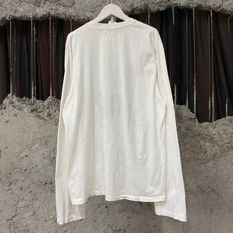 Acne Studios Acne Studios White Long Sleeve T-Shirt Size S / US 4 / IT 40 - 2 Thumbnail