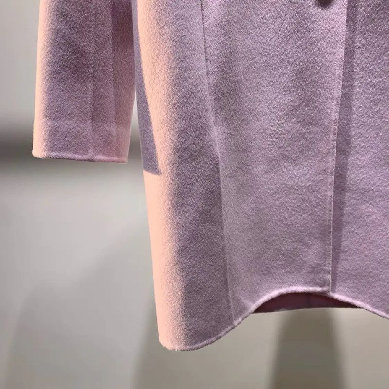 Acne Studios Acne Studios Pink Wool Women's Coat Size ONE SIZE - 5 Thumbnail