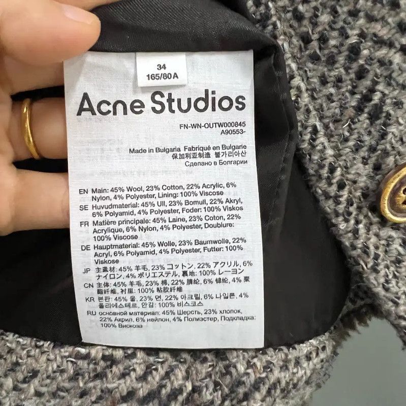 Acne Studios Acne Studios Classic Khaki Cotton Jacket Size ONE SIZE - 3 Thumbnail