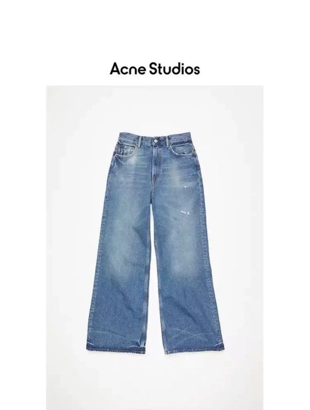 Acne Studios Acne Studios Blue Women's Denim Pants Size 28" / US 6 / IT 42 - 8 Thumbnail
