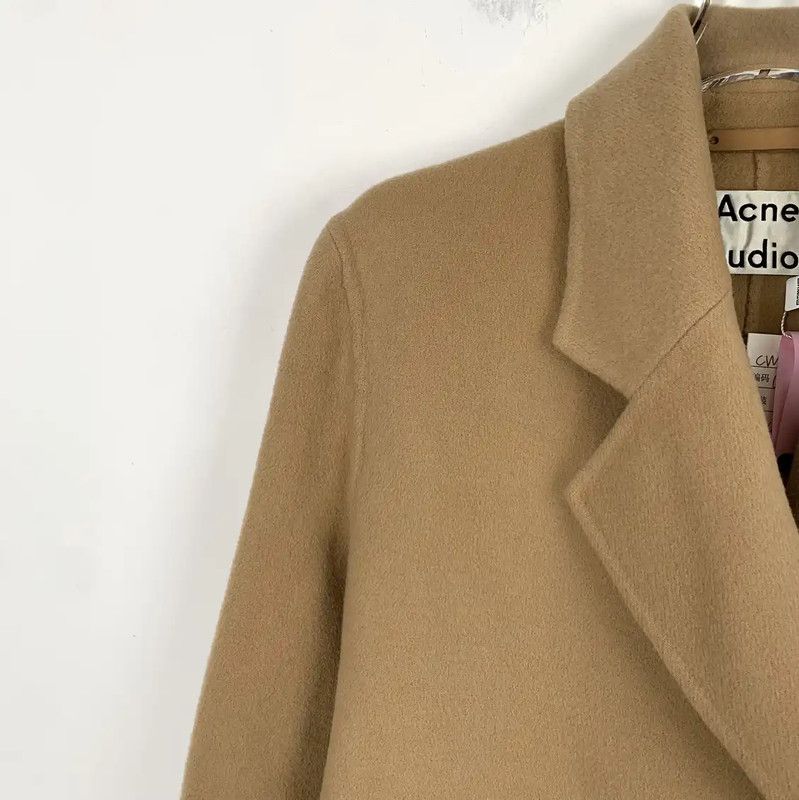 Acne Studios Acne Studios Women's Brown Wool Coat Size XXS / US 00 / IT 34 - 3 Thumbnail