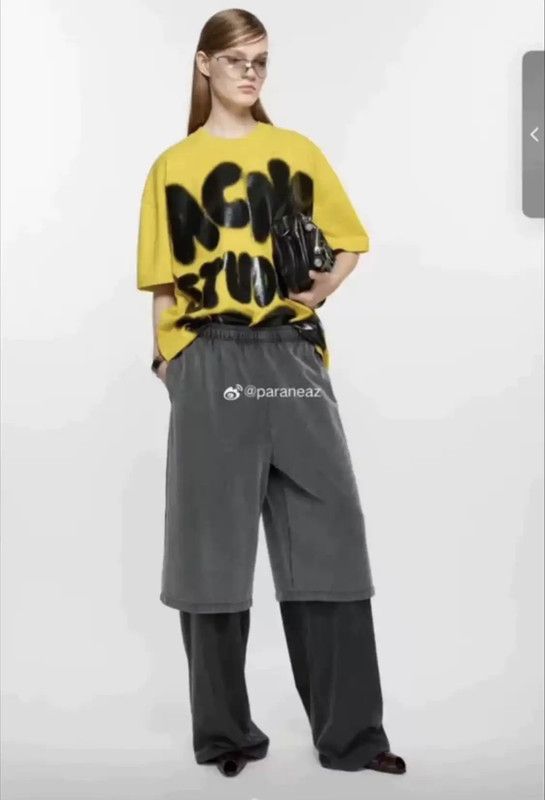 Acne Studios Acne Studios Women's Casual Pants in Deep Gray Size 22" - 8 Thumbnail
