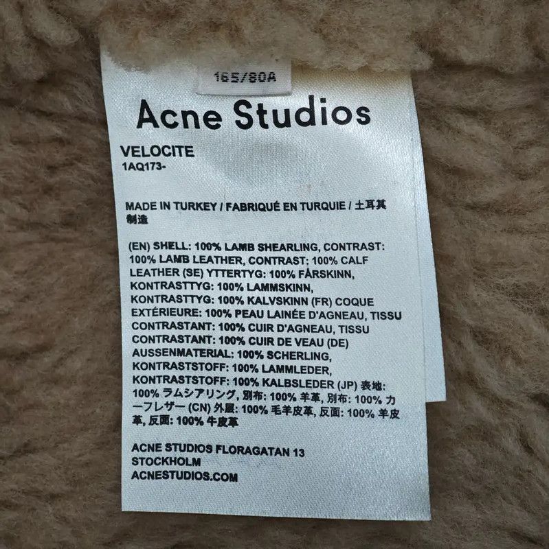 Acne Studios Acne Studios Red Sheepskin Women's Jacket Size XS / US 0-2 / IT 36-38 - 5 Thumbnail