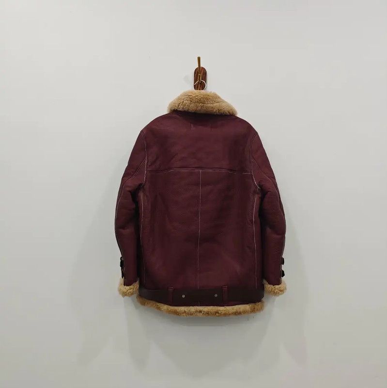 Acne Studios Acne Studios Red Sheepskin Women's Jacket Size XS / US 0-2 / IT 36-38 - 2 Thumbnail