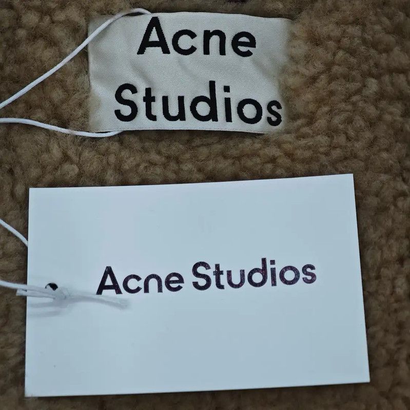 Acne Studios Acne Studios Red Sheepskin Women's Jacket Size XS / US 0-2 / IT 36-38 - 3 Thumbnail