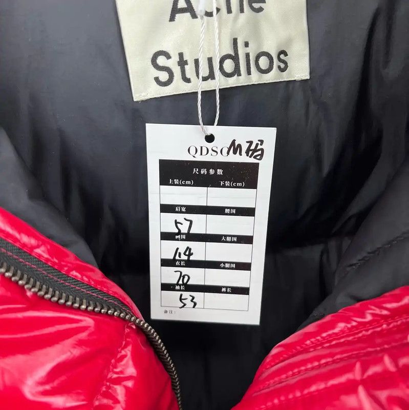 Acne Studios Acne Studios Red Women's Puffer Jacket Size M / US 6-8 / IT 42-44 - 5 Thumbnail