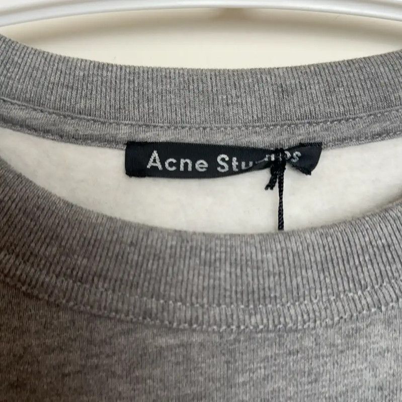 Acne Studios Acne Studios Gray Cotton Knit Sweater Size XS / US 0-2 / IT 36-38 - 6 Thumbnail
