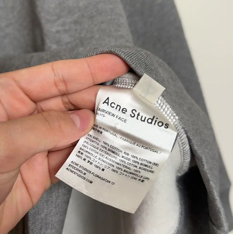 Acne Studios Acne Studios Gray Cotton Knit Sweater Size XS / US 0-2 / IT 36-38 - 5 Thumbnail