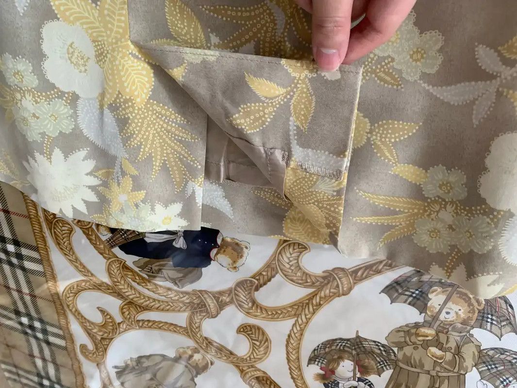 Burberry Burberry Beige Floral Women’s Skirt Size 23" - 3 Thumbnail
