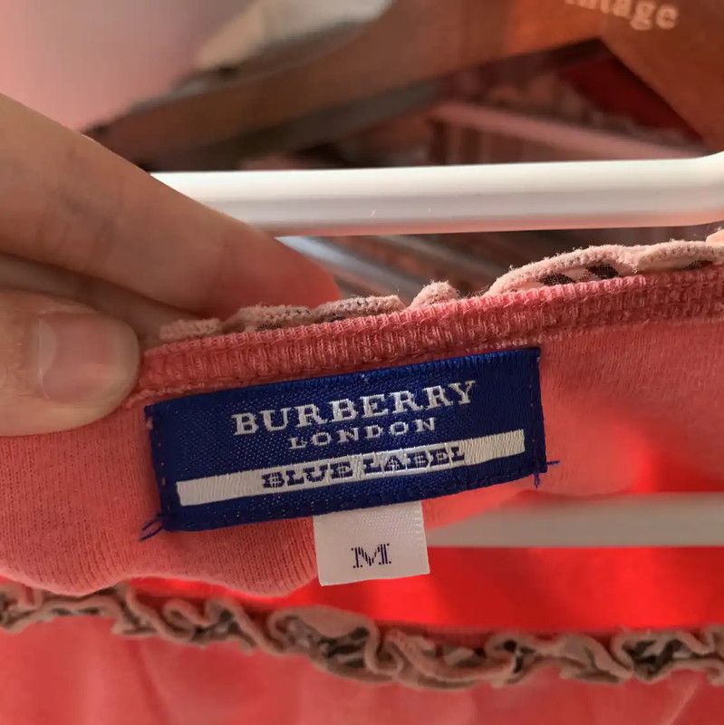 Burberry Burberry Pink Cotton Women's T-Shirt Size M / US 6-8 / IT 42-44 - 3 Thumbnail