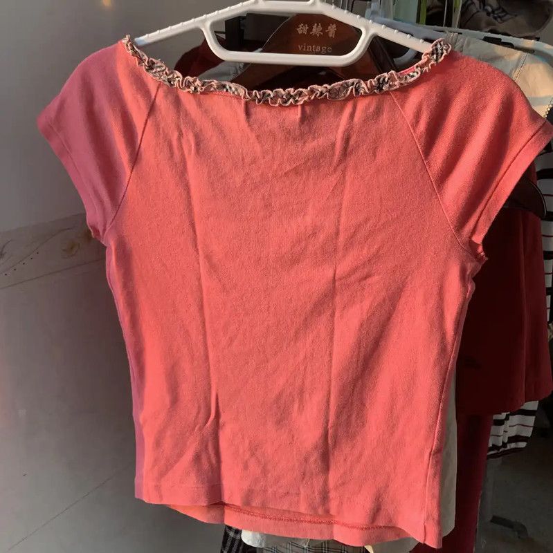 Burberry Burberry Pink Cotton Women's T-Shirt Size M / US 6-8 / IT 42-44 - 6 Thumbnail