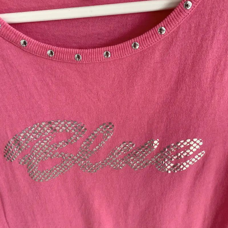 Burberry Burberry Pink Cotton Short Sleeve T-Shirt Size M / US 6-8 / IT 42-44 - 2 Thumbnail