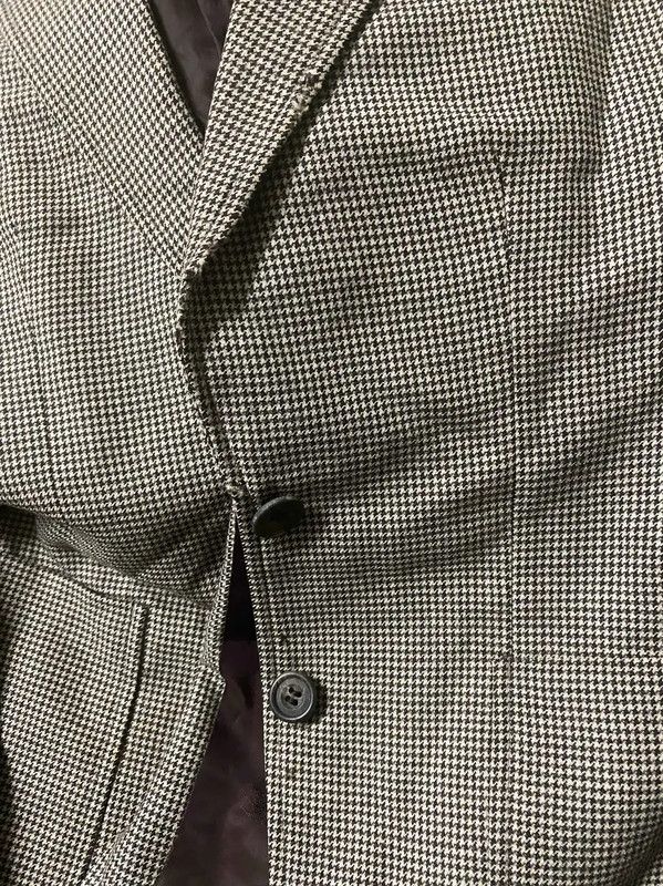 Burberry Burberry Coffee Houndstooth Long Cardigan Size M / US 6-8 / IT 42-44 - 8 Thumbnail